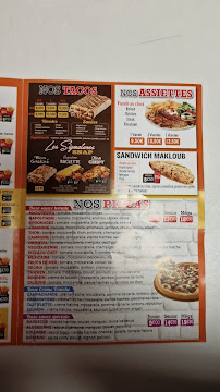 Carte du Snap Pizza à Boulogne-sur-Mer