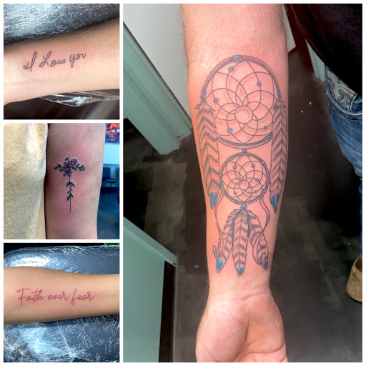 Explore shrek tattoo ideas, creative tattoo ideas in Meridian, available at Creative Pain Tattoo Studio