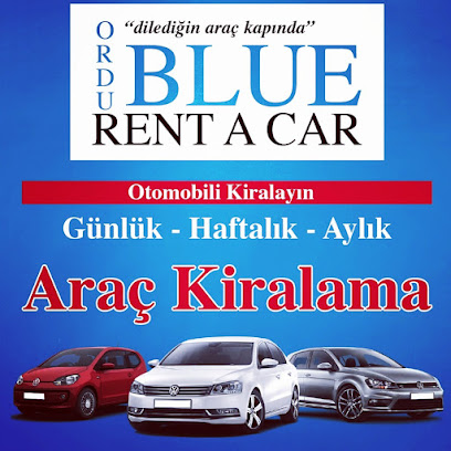 Blue rent a car