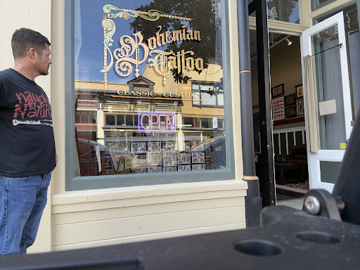 Explore butterfly tattoo color ideas, creative tattoo ideas in Eureka, available at Bohemian Tattoo