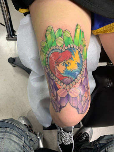 Explore mens chest tattoo ideas, creative tattoo ideas in Dover, available at Good Looks Social Tattoo Club