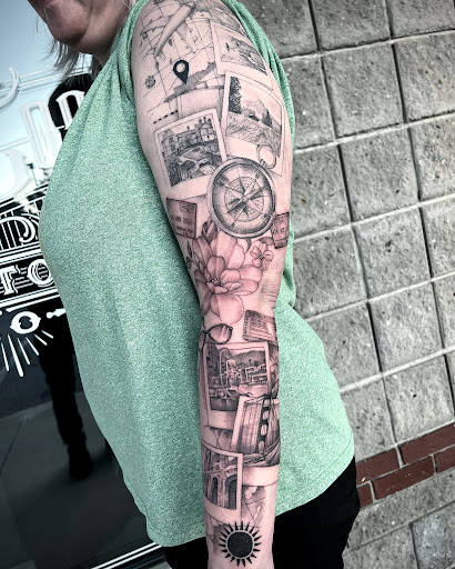 Explore banksy tattoo ideas, creative tattoo ideas in Scarborough, available at North Coast Tattoo Company