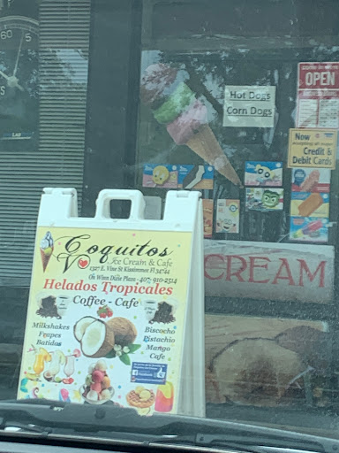 Ice Cream Shop «Coquitos Ice Cream & Cafe Shop Kissimmee», reviews and photos, 1327 E Vine St, Kissimmee, FL 34744, USA