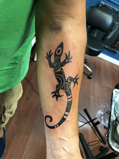 Explore biking tattoo ideas, creative tattoo ideas in Los Alamitos, available at Mr. Inkwells Classy Tattoos