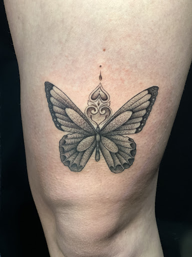 Explore no fear tattoo ideas, creative tattoo ideas in Chicago, available at Twisted Tattoo Studio