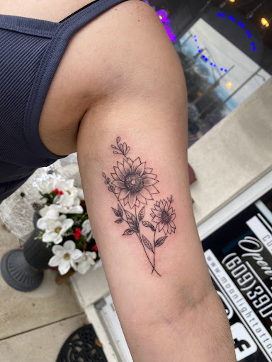 Explore forehead tattoo ideas, creative tattoo ideas in Ocean View, available at Moonlight Tattoo