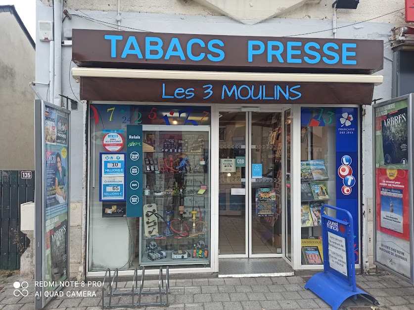 Tabac Presse les Trois Moulins à Rezé (Loire-Atlantique 44)