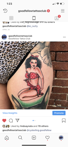 Explore no regrets tattoo ideas, creative tattoo ideas in Concord, available at Sterling Tattoo Club