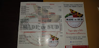 Made in Sud à Turin menu