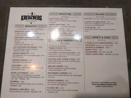 Coffee Shop «Kreuzberg Coffee Company», reviews and photos, 725 13th St, Paso Robles, CA 93446, USA