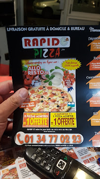 Pizzeria Rapido pizza à Mantes-la-Jolie (la carte)