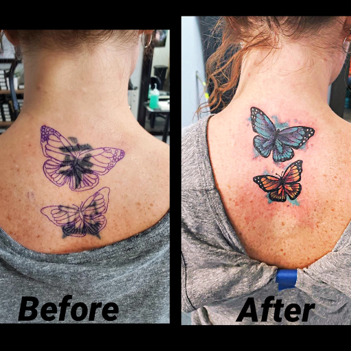 Explore disney castle tattoo ideas, creative tattoo ideas in Navarre, available at Eleven 11 Tattoo Studio