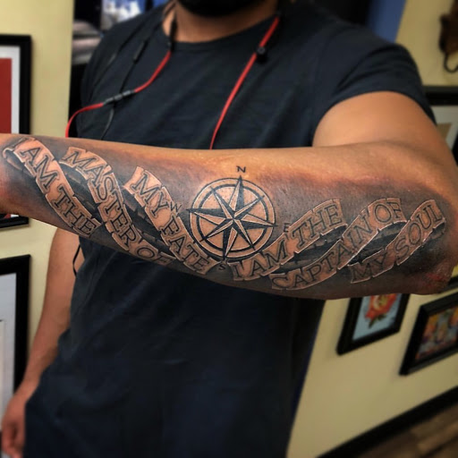Explore mens family tattoo ideas, creative tattoo ideas in Atlanta, available at Golden Anchor Tattoo