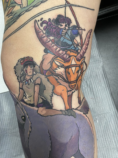 Explore rock and roll tattoo ideas, creative tattoo ideas in Athens, available at Ink Theory Tattoo and piercing studio LLC