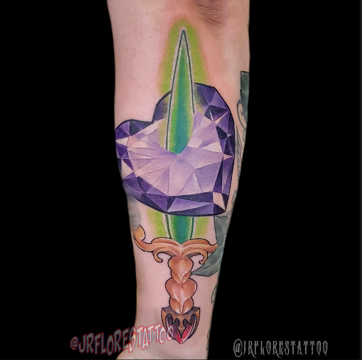 Explore santa tattoo ideas, creative tattoo ideas in Caldwell, available at Blue Ring Studio Tattoo & Piercing