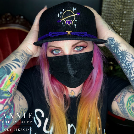 Explore stitch and angel tattoo ideas, creative tattoo ideas in Bloomington, available at Crystal Moon Body Arts