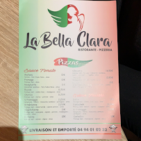 Restaurant italien La Bella Clara à Méounes-lès-Montrieux (la carte)