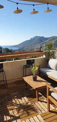 Terrasse vue mer, studio cosy et moderne à Théoule-sur-Mer
