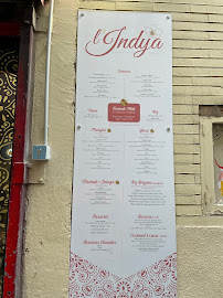 Restaurant indien L'indya à Montpellier - menu / carte