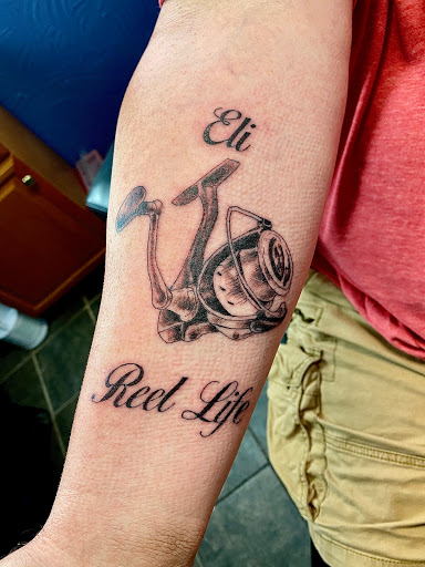 Explore song tattoo ideas, creative tattoo ideas in Dalton, available at Unkut Productions Inc Tattoo Piercing Studio