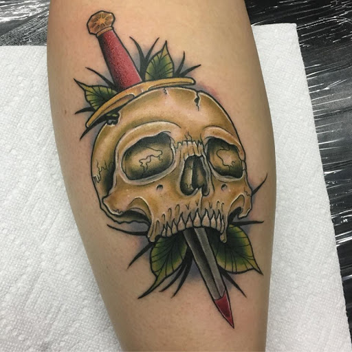 Explore matching tattoos for father and son ideas, creative tattoo ideas in Edgewood, available at Evolved Body Arts