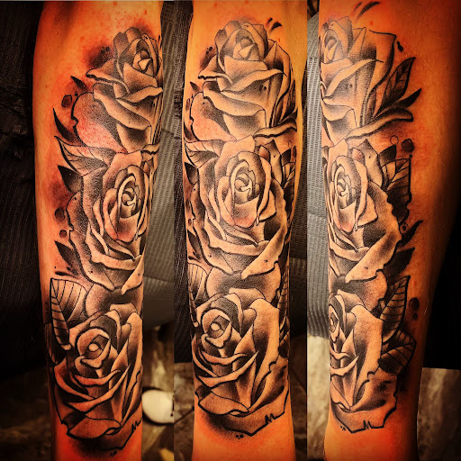 Explore gamer tattoo ideas, creative tattoo ideas in Spring, available at Skin Stories Tat2