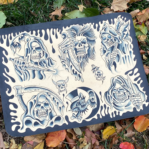 Explore hitchhiker's guide to the galaxy tattoo ideas, creative tattoo ideas in Warrenville, available at NoodlesTattoo Co. & Studio