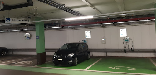Borne de recharge de véhicules électriques Green Motion Station de recharge Vernier