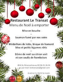 Restaurant français Le Transat Restaurant à Trégastel - menu / carte