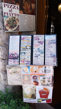 Menu / carte de Pane e Vino à Assisi