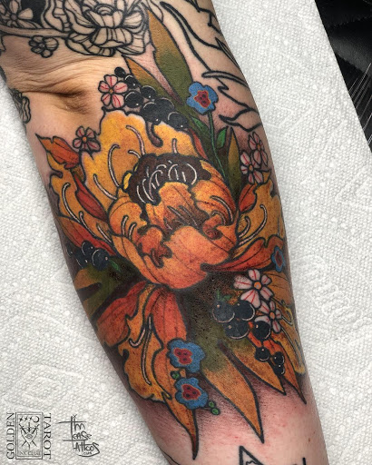 Explore tattoo ideas with dates, creative tattoo ideas in Winter Park, available at Golden Tarot Ink Club