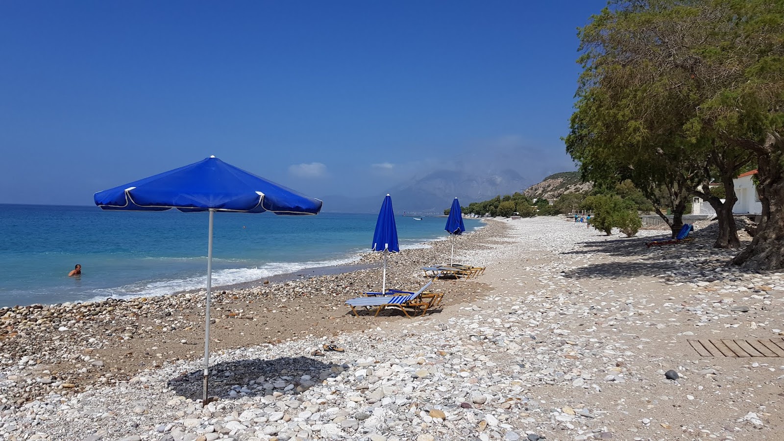 Balos beach的照片 带有轻质沙和卵石表面