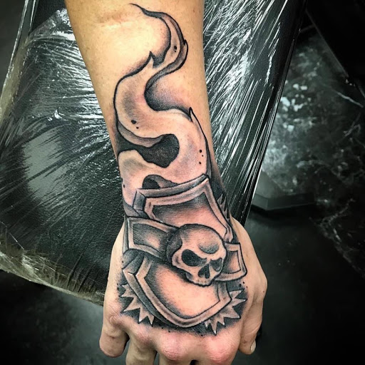 Explore world travel tattoo ideas, creative tattoo ideas in Berea, available at Self-Made Tattoo Studio