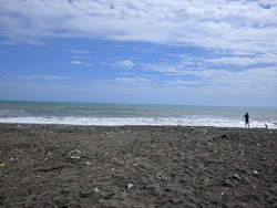 Foto von Sombrero beach mit eine gerade küstenlinie
