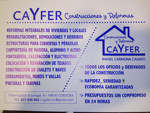 CAYFER CONSTRUCCIONES Y REFORMAS