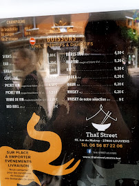 Restaurant Thaï Street à Louviers (la carte)