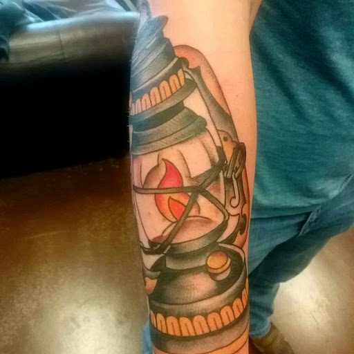 Explore crime scene tattoo ideas, creative tattoo ideas in Elizabethton, available at Pioneer Tattoo Company