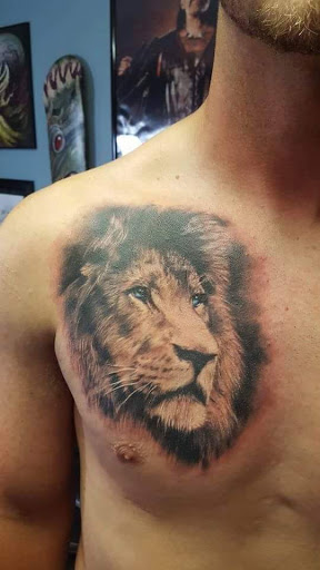 Explore flame tattoo ideas, creative tattoo ideas in Sanford, available at Venom Ink Tattoo