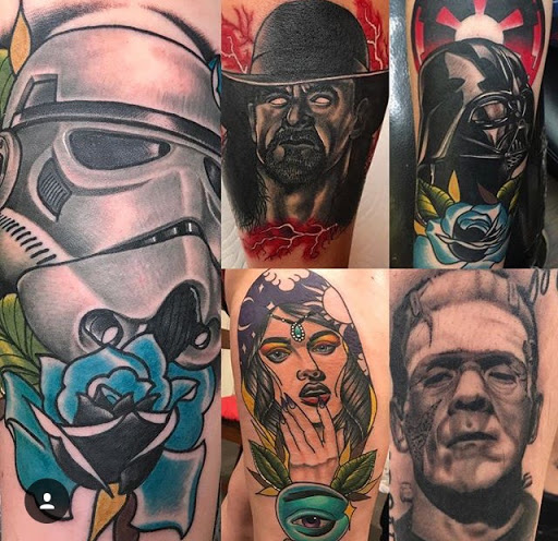 Explore chinese writing tattoo ideas, creative tattoo ideas in Dallas, available at Inkling Tattoo Studios