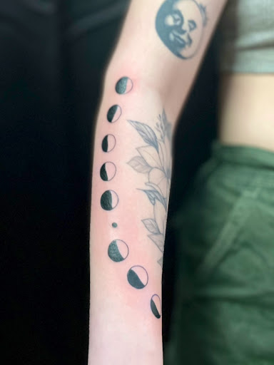 Explore tiny hummingbird tattoo ideas, creative tattoo ideas in New York, available at In Due Time Tattoo