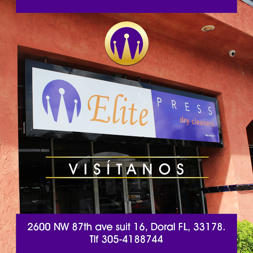 Dry Cleaner «Elite Press Dry Cleaners», reviews and photos, 2600 NW 87th Ave #16, Doral, FL 33172, USA