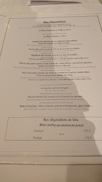 Restaurant français La Truffière à Paris - menu / carte