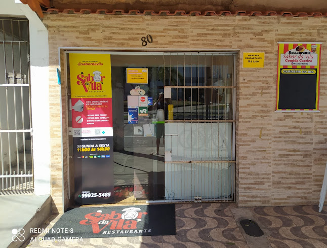 Número de telefone de Restaurante Sabor da Vila