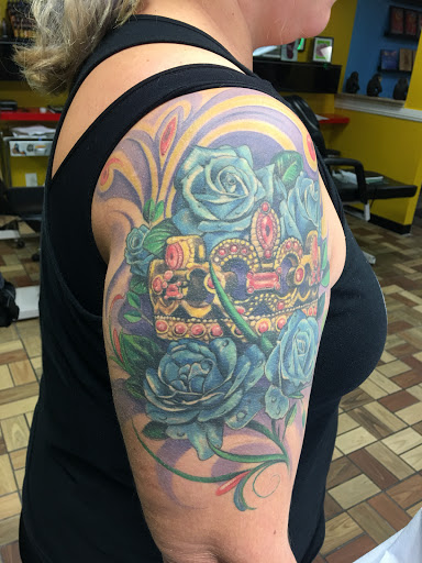 Explore easy cover up tattoo ideas, creative tattoo ideas in Mcallen, available at World Famous La Mancha Tattooz