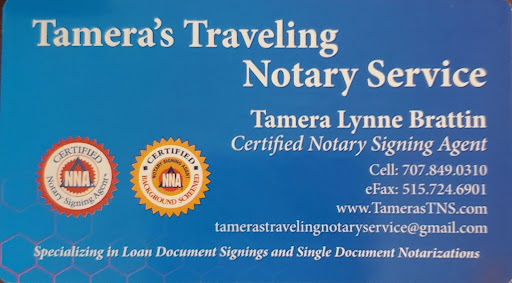 Tameras Traveling Notary Service image