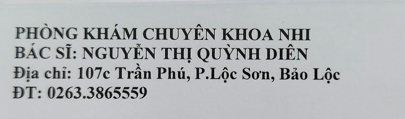 Phòng Khám Nhi - Bs Quỳnh Diên