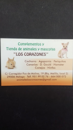 Tienda De Animales Los Corazones