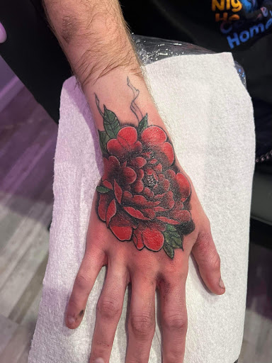 Explore grandkids tattoo ideas, creative tattoo ideas in Corning, available at Manifest Studios