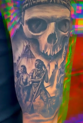 Explore scuba diver tattoo ideas, creative tattoo ideas in Houston, available at Gerardos Tattoos