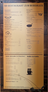 Menu du SB Restaurant à Salzhemmendorf